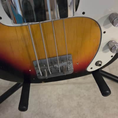 Hondo Telecaster Bass  Maxon pickup 1978 Sunburst image 8