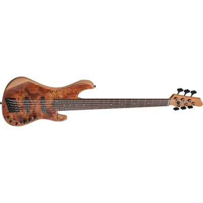 Ibanez Mode MDM1606 6-String Bass w/ Gig Bag - Natural Mocha Low Gloss image 4