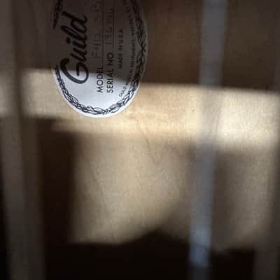 Guild F-412 SB 1976 Natural with case ! image 7