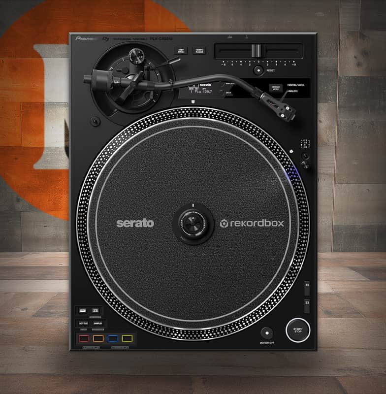 Pioneer DJ PLX-CRSS12 Direct Drive Turntable with DVS Control - Black (PLX-CRSS12) image 1