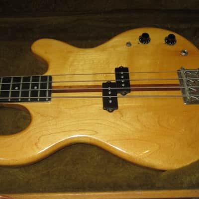 1979 Kramer DMZ4001 Electric Bass Natural w Original Hardshell Case image 8