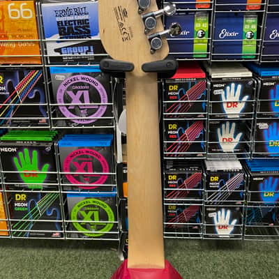 Vox Mini MKIII travel guitar teardrop shape in loud red finish image 10