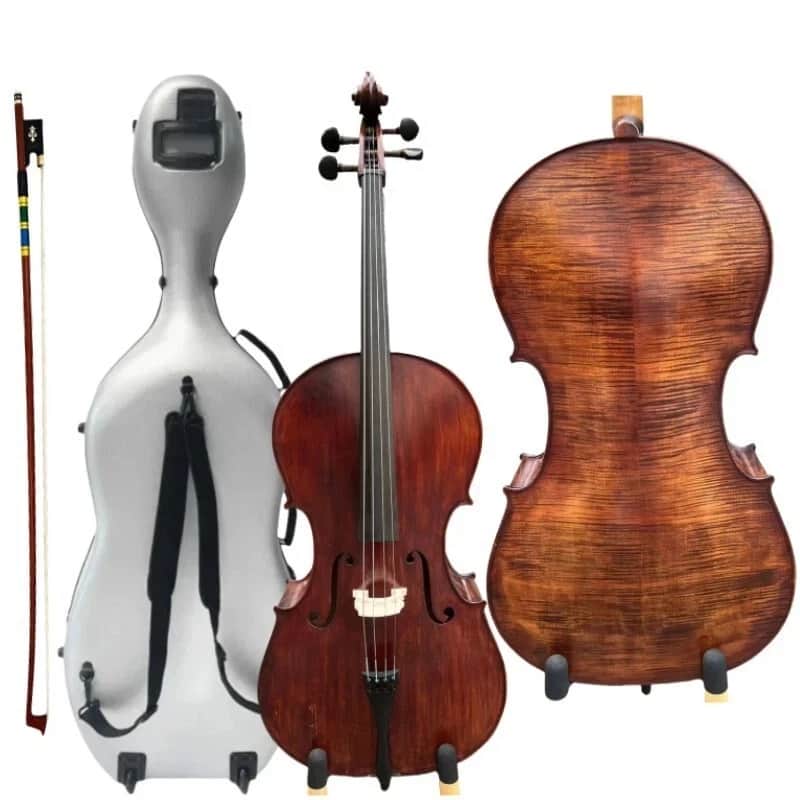 Copy Stradivari Model SONG Cello 4/4,Old spruce,Hand Made, Free with Hard case image 1