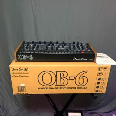 Dave Smith Instruments OB-6 Desktop 6-Voice Polyphonic Synthesizer 2017 - Present - Black image 3