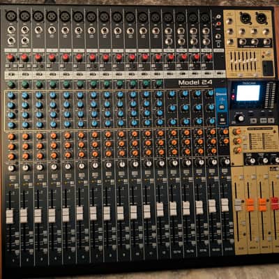 TASCAM Model 24 Multitrack Recorder / Mixer / USB Interface 2018 - Present Black with Wood Cheeks image 2