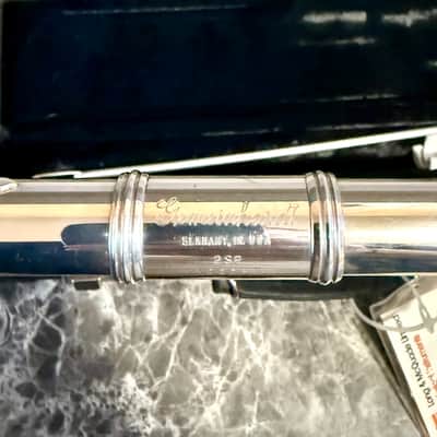 Gemeinhardt 2SP Straght-Headjoint Flute with Offset G 2010s - Silver-Plated image 3