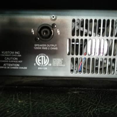 Kustom Groove 310C 1200 watt combo amp 3 x 10" Tilt Back Roller image 9