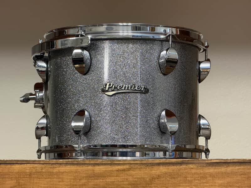 Premier Elite Maple 12" Gunmetal Sparkle Rack Tom 9x12 image 1