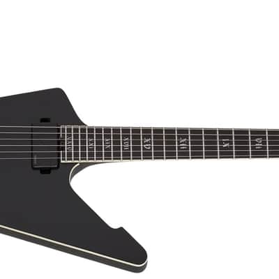 Schecter E-1 SLS Evil Twin - Satin Black Electric Guitar (1343) image 6