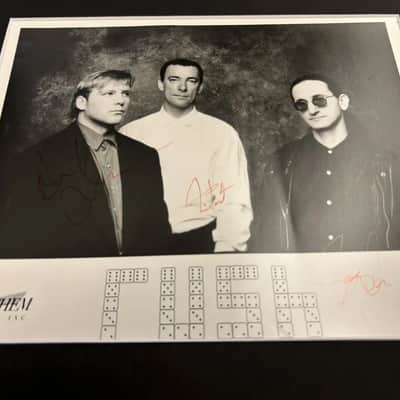 Rush Roll The Bones Tour Played Drum Sticks  With Signed Photo Lee Lifeson Peart image 2