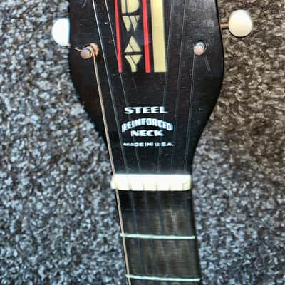 Vintage Harmony broadway hollow body guitar made in usa image 2