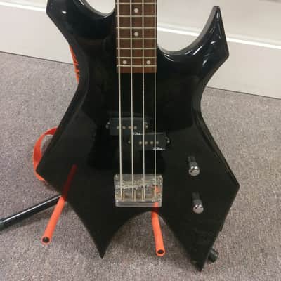 B.C. Rich Bronze Warlock Electric Bass Black image 2