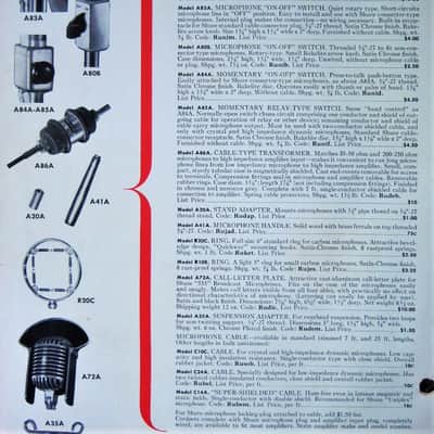 Vintage RARE 1940's / 50's Shure A772A microphone radio flag for 55 556 55A 55B 55C # 1 image 2