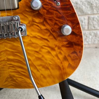 Tom Anderson Guitarworks Li'l Angel 2024 - Quilt Top Fire Wake Surf image 14