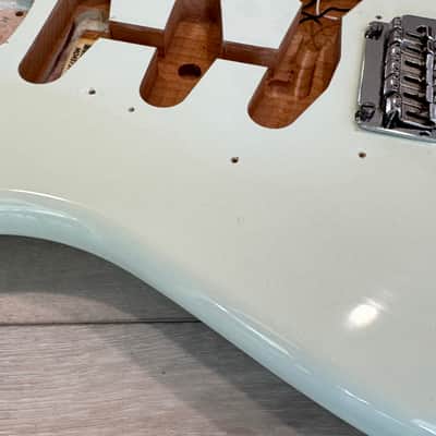 2018 Fender Classic Player 60 62 RI Stratocaster Sonic Blue Body with Original Tremolo image 6