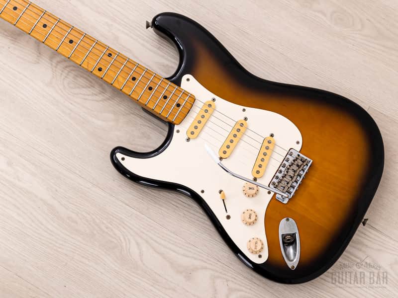 1994 Fender Stratocaster Left-Handed ‘57 Vintage Reissue ST57-65L w/ Case, Japan MIJ image 1