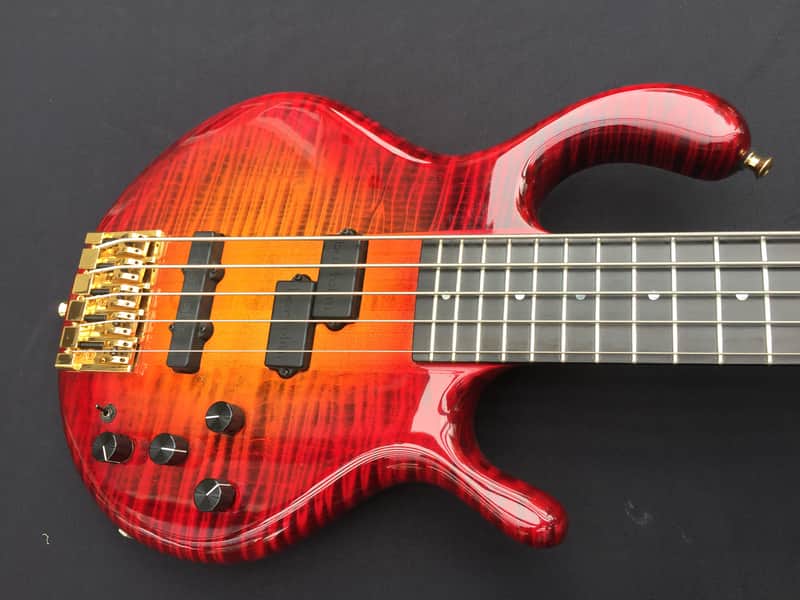 Pedulla MVP-5/5弦エレキベース Pedulla MVP5 5-String Electric Bass Guitar Peacock Blue + OHSC