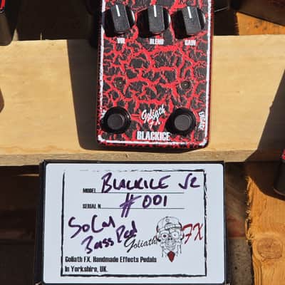 Goliath FX BlackIce Bass Overdrive 2026 - Black & Red image 5