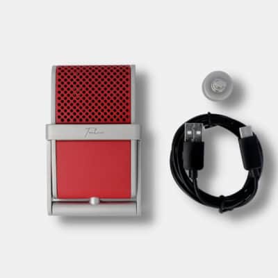 The Tula Mic TL023-R Red studio-quality USB-C microphone & mobile recorder image 4