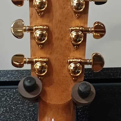 Zager ZAD80CE Solid Cedar/Rosewood Acoustic/Electric Guitar - Natural image 7