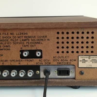 Sears 28500 Stereo Amplifier (by AGS) wood image 9