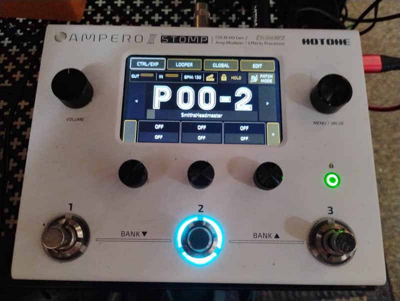 Hotone MP-300 Ampero II Stomp Amp Modeler / Effects Processor