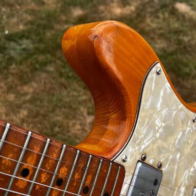 1974 Greco TE-450N Thinline Tele ... EMBOSSED Maxon PU-103 Prototype Wide-Range Humbuckers ... BAKED MAPLE FRETBOARD ... (Made In Japan Lawsuit Era) + GIGBAG image 24