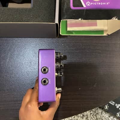 Pigtronix MS2 Mothership 2 Analog Synthesizer 2010s - Blue/Purple Graphic image 3