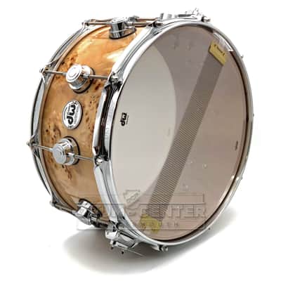 DW Collectors Birch Snare Drum 14x6.5 Exotic Mapa Burl image 4