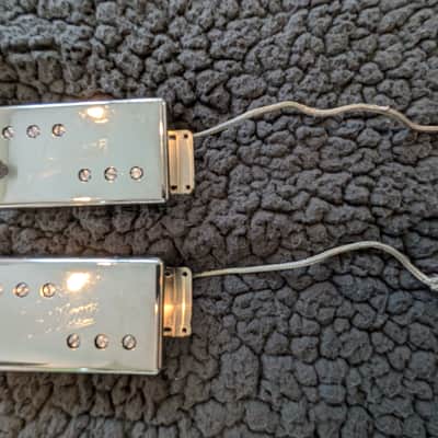 Lollar Wide Range Humbucker Telecaster Pickup Set 2012 - Chrome image 1