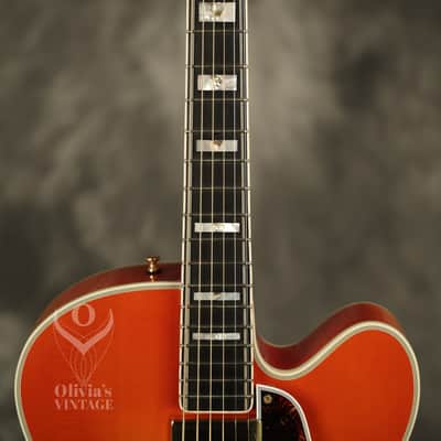 1988 Guild Artist Award in RARE Orange Sunburst w/ flame maple back + sides image 4