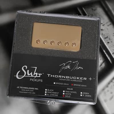 SUHR Thornbucker + Plus Bridge Lead 50mm Humbucker Pickup GOLD Pete Thorn image 1