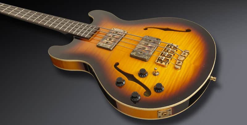 Warwick Teambuilt Pro Series Star Bass, 4-String - Vintage Sunburst Transparent High Polish, Lefthand image 1