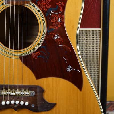 1970s Terada Japan FW504 'Lawsuit' Natural Acoustic Guitar image 10