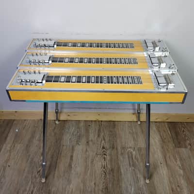 1957 Rickenbacker 518 8/8/8 Triple Neck Console Steel Guitar - Natural With OHSC image 1