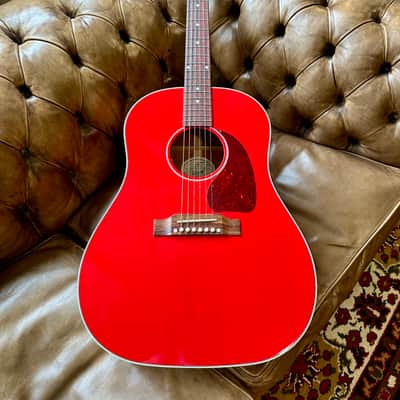 Gibson J45 Standard Cherry Red Custom Color image 2