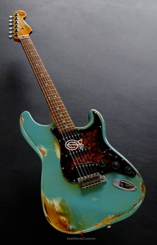 Fender Stratocaster Daphne blue Heavy Aged Relic image 1