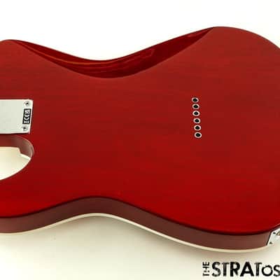 Fender Squier Affinity Tele FMT SH LOADED BODY, Crimson Red Transparent image 2