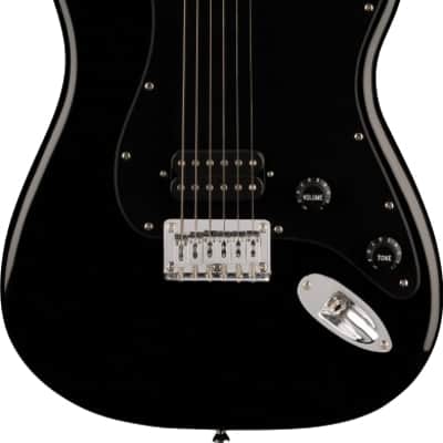 Squier Sonic Stratocaster HT H Electric Guitar, Black image 3