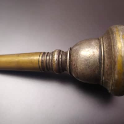 Vintage Mouthpiece Wind Trumpet Brass Early Soviet Union 1920s image 3