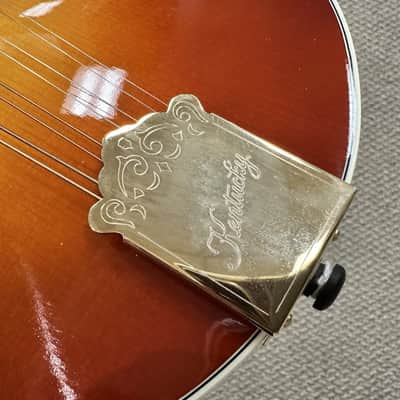 Kentucky KM-855 Artist F-Style Mandolin Amber Burst image 14
