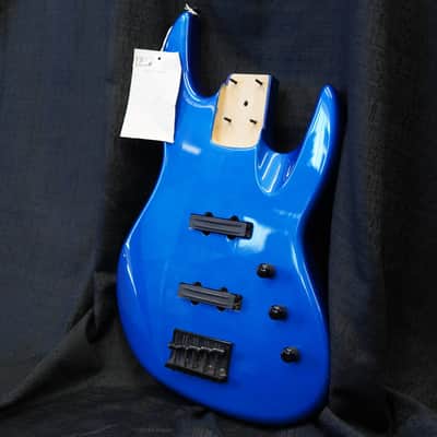 ESP/Japan J-5 Alder Bass Body w/ Pickups - Metallic Blue image 5