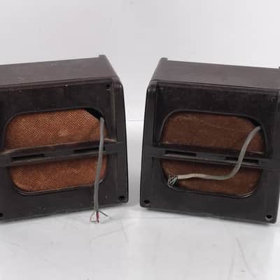 Vintage Webster Electric Teletalk Speaker Pair Bild 5
