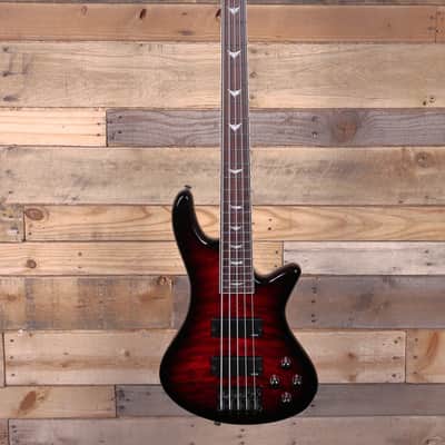 Schecter Stiletto Extreme-5 5-String Bass Black Cherry image 4