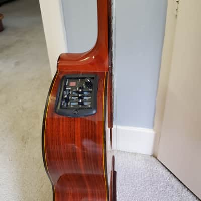 Rare Takamine Jasmine TC28C korea acoustic electric classical cutaway guitar 1990s full sound image 3