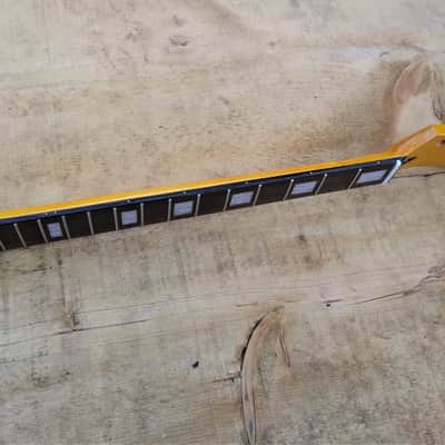 FATBOY CANADIAN MAPLE ON ROSEWOOD T GUITAR NECK BlOCK INLAYS STEEL FRETS FITS OEM image 4