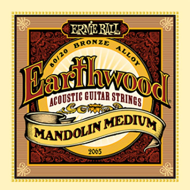 3 Pack! Ernie Ball 2065 Earthwood Mandolin 80/20 Bronze Alloy Acoustic Guitar Strings 10-36 image 1