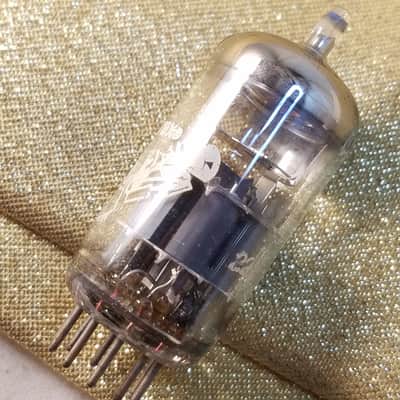 Amperex 6DJ8 tNOS AT1000 TESTED Vacuum Tube Heerlen Large Halo Getter GA3 GA4 GA6 GA7 Bugle Boy T3 ECC88 dual triode 1959-1962 image 9