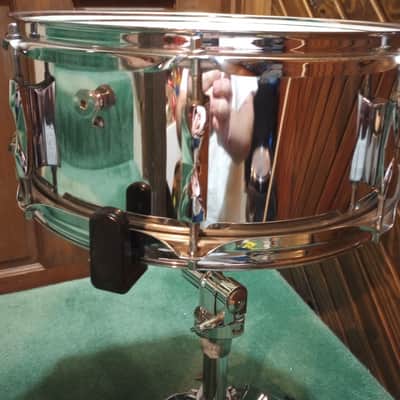 Premier 14 X5.5 Chrome Over Steel Snare Drum Chrome image 6