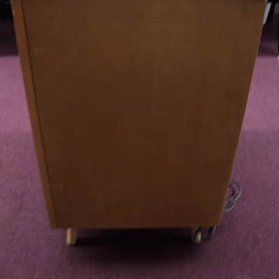 Vintage Columbia Kilosphere Blonde Console Record Player - For Repair image 3